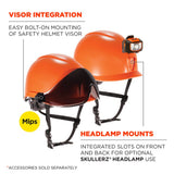 Ergodyne 60255 #8974-MIPS Orange Class E Safety Helmet with MIPS - 5