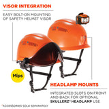 Ergodyne 60257 #8975-MIPS Orange Safety Helmet + MIPS Technology - 5