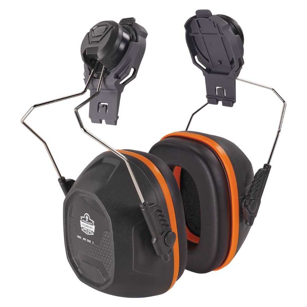 Ergodyne 60259 #8880 Full Brim Gray NRR 26db Mounted Earmuffs