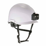 Ergodyne 60261 8976LED White Safety Helmet with LED Light Type 2 Class E