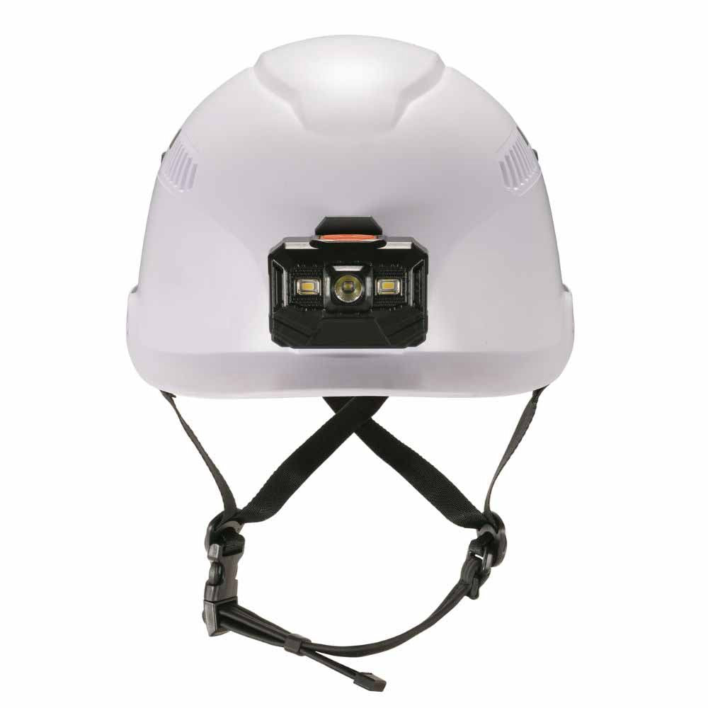 Ergodyne 60265 8977LED White Safety Helmet LED Light Vented Type 2 Class C - 9