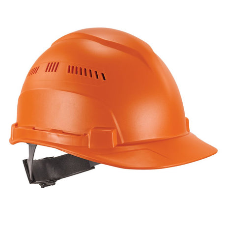 Ergodyne 60270 #8966 Orange Lightweight Cap-Style Hard Hat Vented Class C