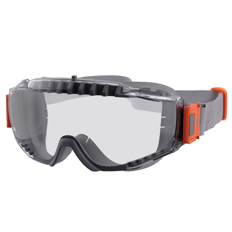 Ergodyne 60302 MODI-NEO Clear Lens Gray OTG Safety Goggles Neoprene Strap