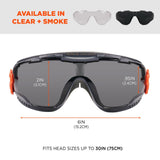 Ergodyne 60311 ARKYN-NEO Smoke Lens Gray Safety Goggles Neoprene Strap - 6