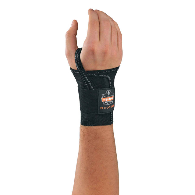 Ergodyne 70012 ProFlex 4000 Single Strap Wrist Support, Small, Black