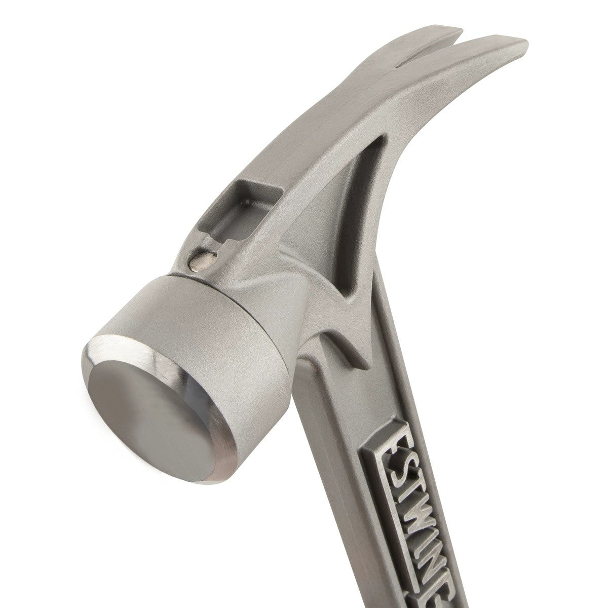 EstWing TIBLM 16" 13 oz Titanium Milled Face Hammer with Blue Shock Reduction Grip - 3