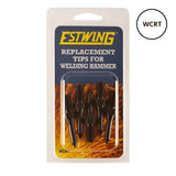 Estwing WCRT Replacement Tips for Welding Chipping Hammer - High-Strength USA 4140 Steel - 2
