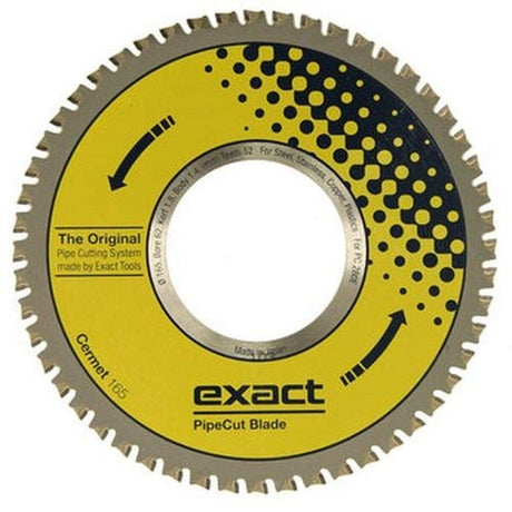 Exact 7010497 6-1/2 in Cermet Arbor Blade for Cutting Stainless Steel with 2-7/16 in Arbor (1 Pack)