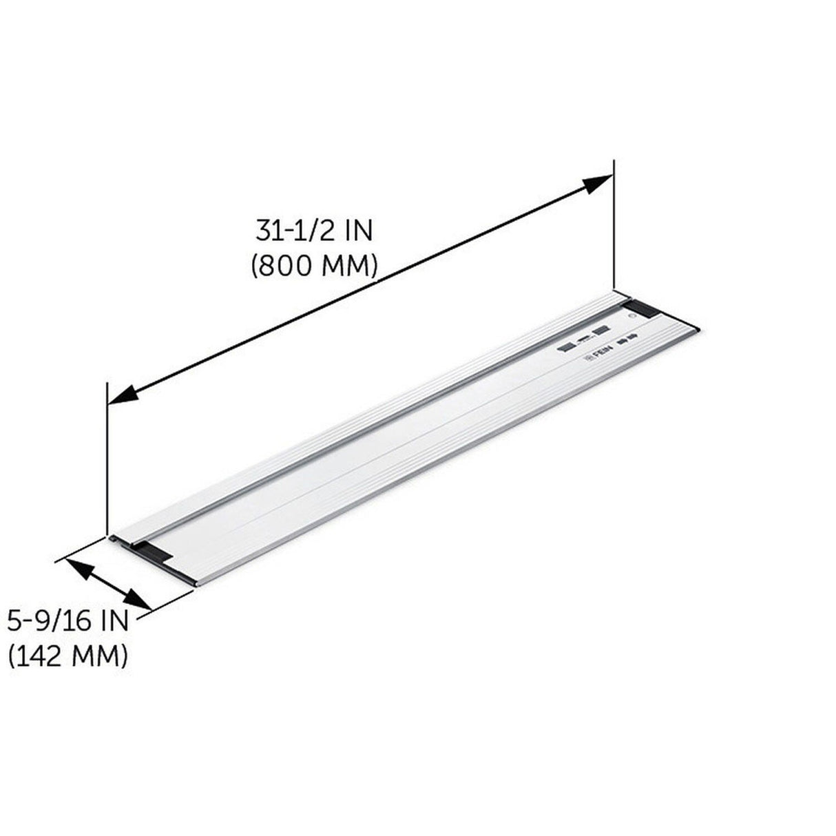 FEIN 32133039000 31-1/2 in. Guide Rail for Hand Circular Saws - 2