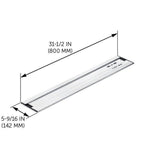 FEIN 32133039000 31-1/2 in. Guide Rail for Hand Circular Saws - 2