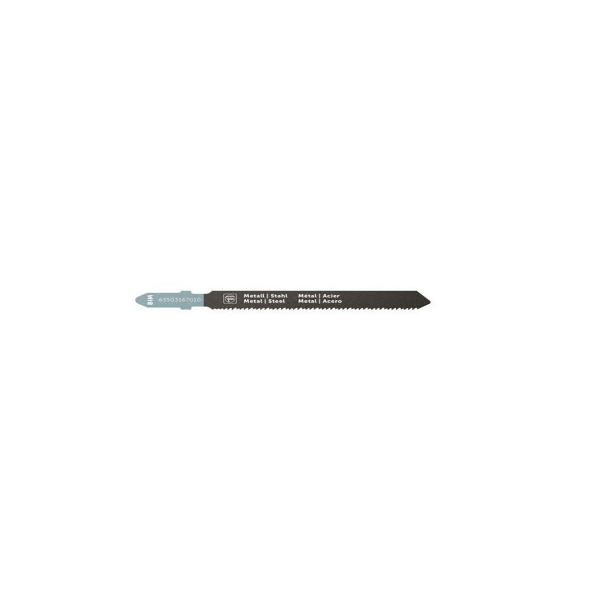 FEIN 63503167010 Bi-Metal T-Shank Jigsaw Blades for Cutting Thin Metals (5 Pack)