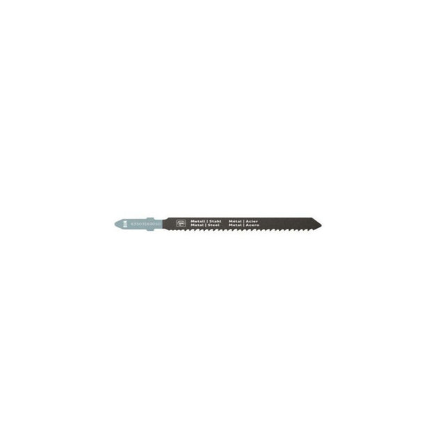 FEIN 63503169010 Bi-Metal T-Shank Jigsaw Blades for Cutting 1/8 to 1/4 Inch Metal (5 Pack)