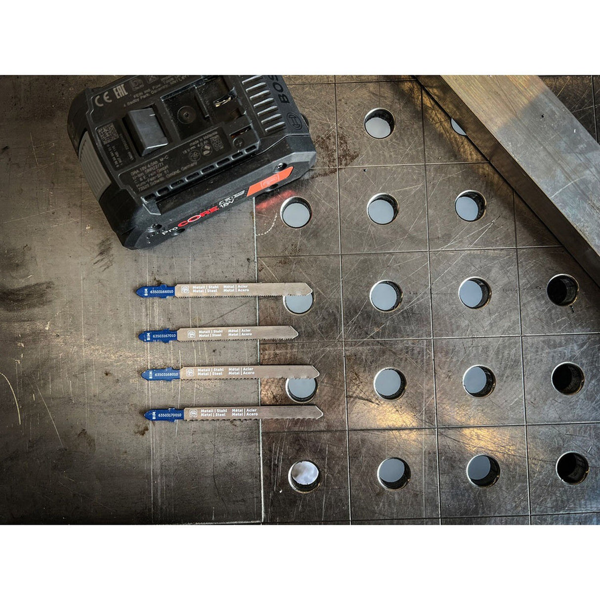 FEIN 63503172010 BiMetal T-Shank Jigsaw Blade for Cutting 1/16 to 1/8 Inch Thick Metal (5 Pack) - 2