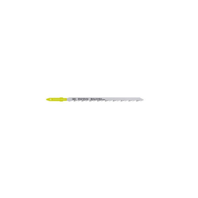 FEIN 63503176010 3 Inch Chrome-Vanadium T-Shank Jigsaw Blade 6 TPI for Wood Cutting (5 Pack)