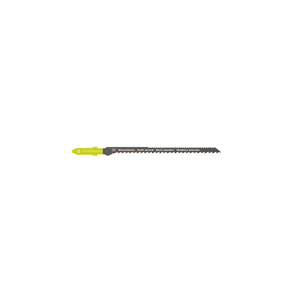 FEIN 63503180010 Chrome-Vanadium T-Shank Jigsaw Blades for Soft Wood and Plywood (5 Pack)