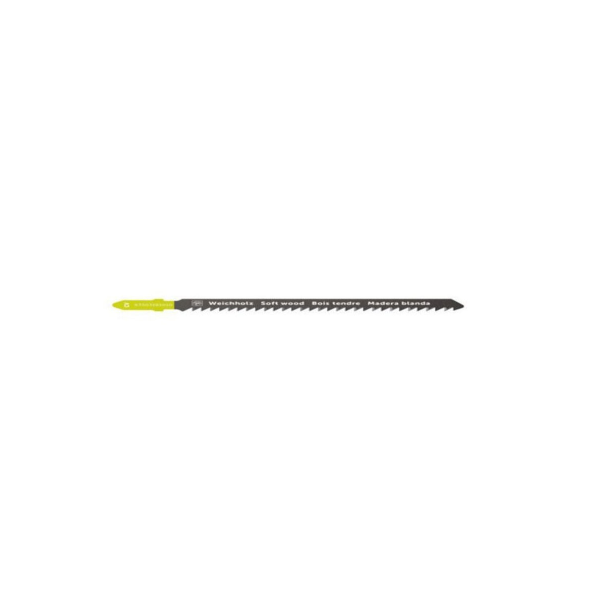 FEIN 63503181010 3-1/2 in. Chrome-Vanadium T-Shank Jigsaw Blade 8 TPI for Wood and Wood-Based Materials (5 Pack)