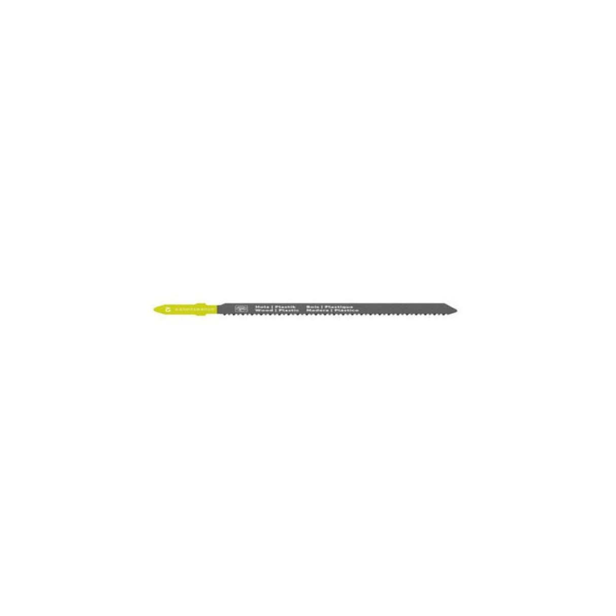 FEIN 63503184010 3 in. Chrome-Vanadium T-Shank Jigsaw Blade 17 TPI for Soft Wood/Plywood (5 Pack)