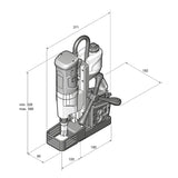 FEIN 72732462090 Endurance Magnetic Base Drill with Brushless PowerDrive Motor, cuts up to 230 ft/min - 2