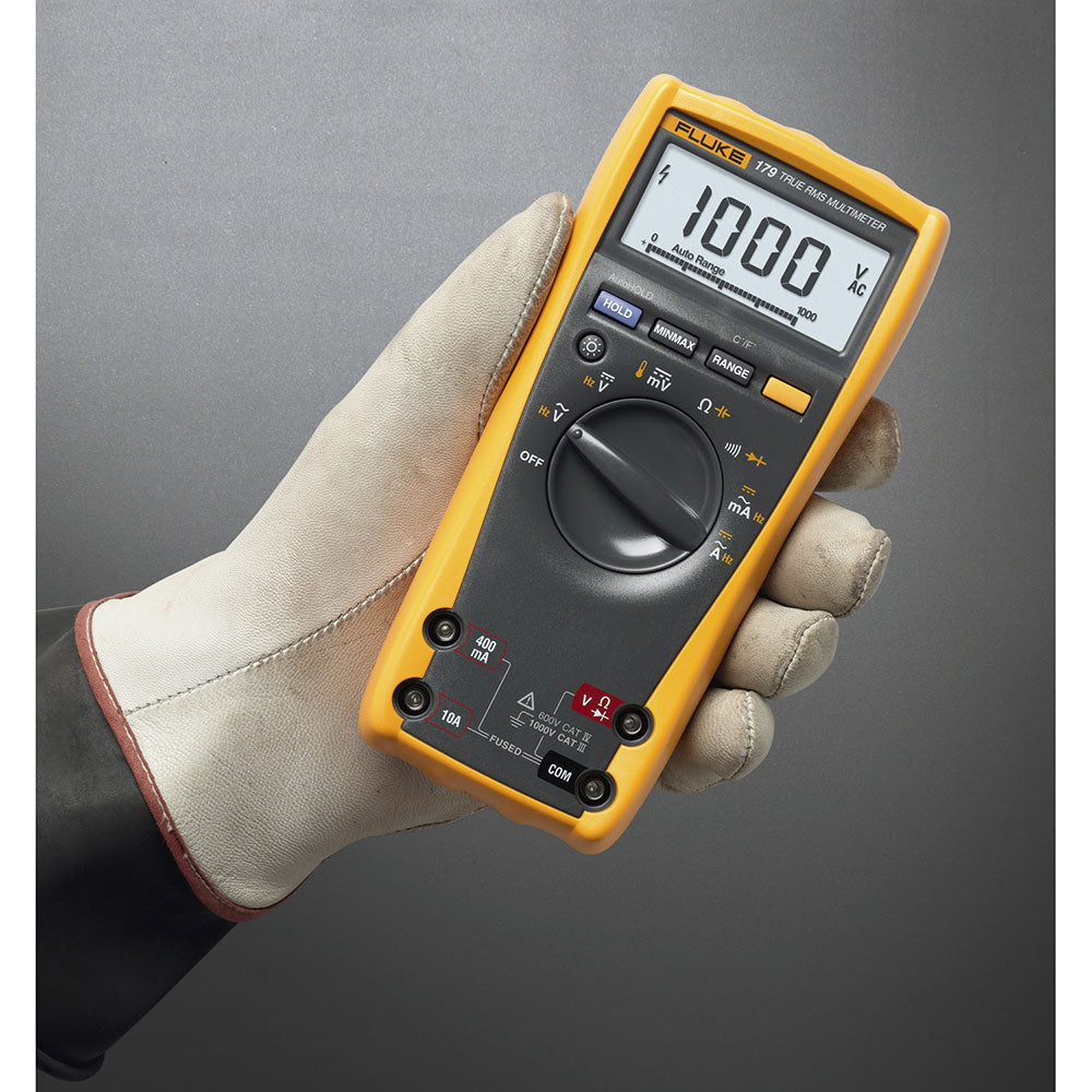 Fluke 179-ESFP True RMS Multimeter with Backlight and Temp - 2