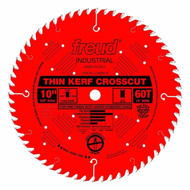 Freud LU88R010 10 X 60t Thin Finish Plywood Blade