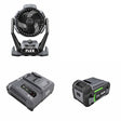 Flex FX0421-Z Rapid Charger Kit W/ FREE Jobsite Fan and FREE Battery