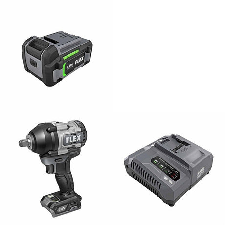 Flex FX1451-Z Mid Torque Impact Wrench Kit W/ FREE Battery and FREE Rapid