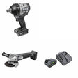 Flex FX1451-Z Impact Wrench Kit W/ FX3171A-Z Angle Grinder and FREE FX0411-1F Kit