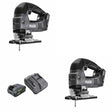 Flex FX2231-Z Jig Saw, 2 Pack Kit W/ FREE FX0411-1F 3.5Ah Starter Kit
