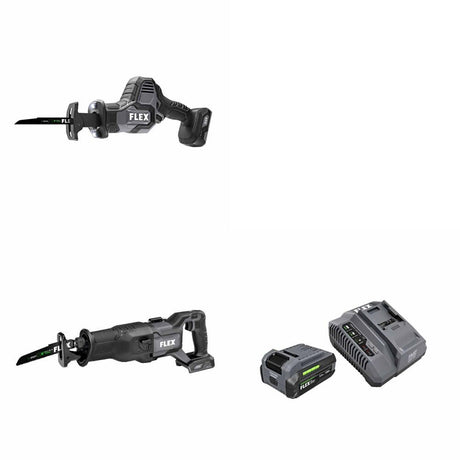 Flex FX2241-Z One-Hand Recip Saw Kit W/ FX2271-Z Recip Saw and FREE FX0411-1F Kit