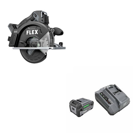 Flex FX2461-Z Metal-Cutting Saw Kit W/ FX0411-1C Chip Collector