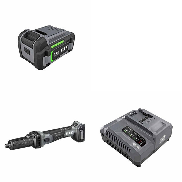 Flex FX3211-Z Die Grinder Kit W/ FREE Battery and FREE Rapid Charger