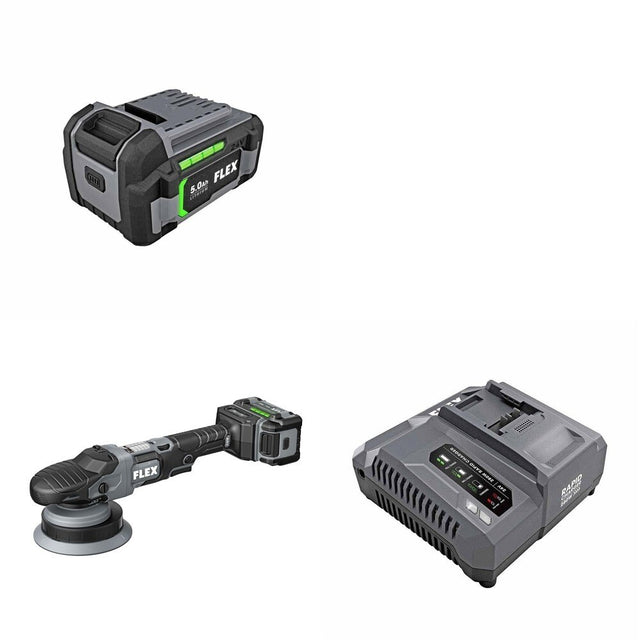 Flex FX3321-Z Polisher Kit W/ FREE Battery and FREE Rapid Charger