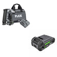 Flex FX4331-1A 18Ga Brad Nailer Kit W/ FREE FX0111-1 24V 2.5Ah Li-Ion Battery