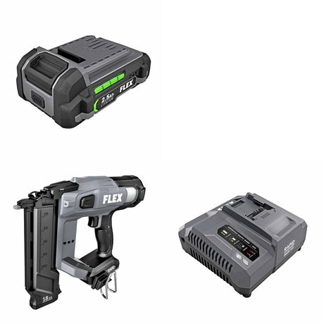 Flex FX4331-Z 18Ga Brad Nailer Kit W/ FREE Battery and FREE Rapid Charger