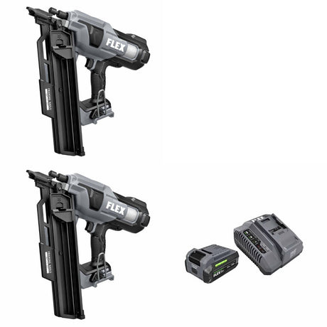 Flex FX4351A-Z Framing Nailer, 2 Pack Kit W/ FX0411-1F