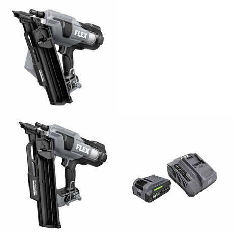 Flex FX4351A 21° Framing Nailer Kit W/ FX4351B and FREE FX0411-1F
