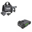 Flex FX4511-1A 18Ga 1/4" Crown Stapler Kit W/ FREE FX0111-1 24V 2.5Ah Battery