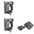 Flex FX4521-Z 3/8" Stapler, 2 Pack Kit W/ FX0411-1A 2.5Ah Battery