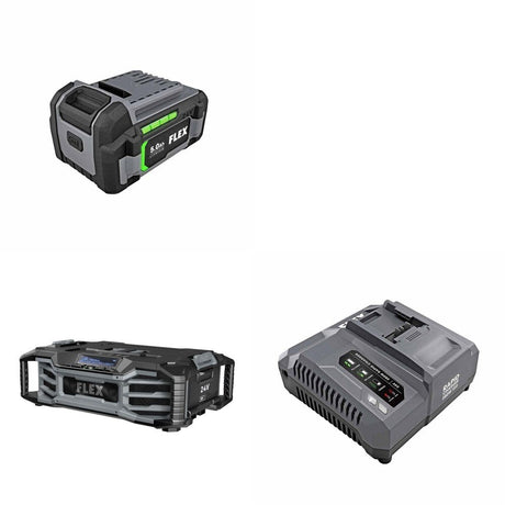 Flex FX5361-Z Stack Pack Radio Kit W/ FREE Battery and FREE Rapid Charger