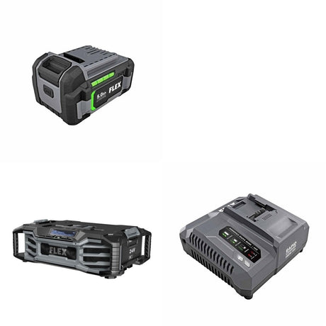 Flex FX5361-Z Stack Pack Radio Kit W/ FREE Battery and FREE Rapid Charger