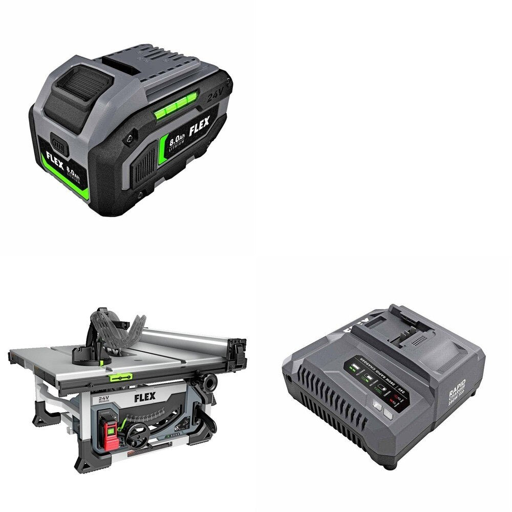 Flex FX7221-Z 10" Table Saw Kit W/ FREE Battery and FREE Rapid Charger