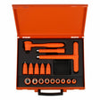 Facom FC-J.401AVSE 3/8" Drive 12-Point Metric Socket Wrench Set with Case (17 Piece)