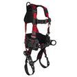 FallTech 7078C2X3X Tradesman Pro 3D Belted Full Body Construction Harness with Quick Connect Chest Buckle and Tongue Buckle Legs 2XL 3XL