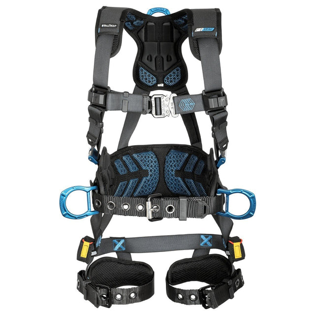 FallTech 8127B2X FT-One 3D Construction Belted Full Body Harness with Tongue Buckle Legs 2X
