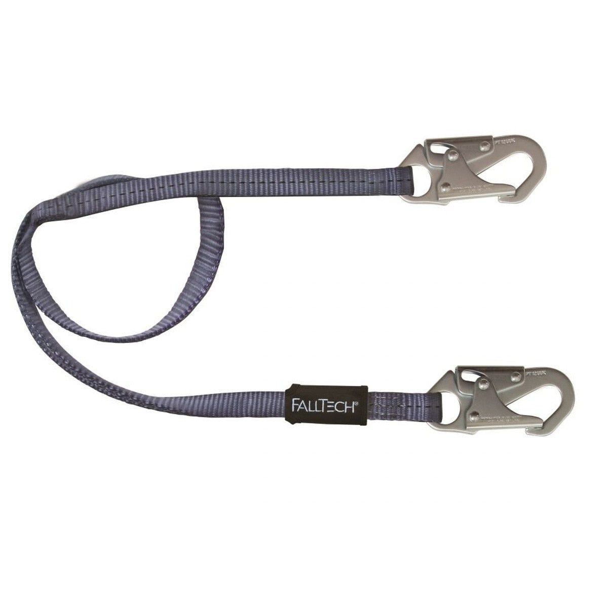 FallTech 8206 6' Web Restraint Lanyard with Steel Snap Hooks - 2