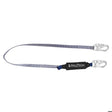 FallTech 8256 6 Foot ViewPack Energy Absorbing Single Leg Lanyard with Steel Snap Hooks (1 Pack)