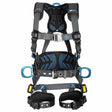 FallTech 8127BS FT-One 3D Construction Belted Full Body Harness with Tongue Buckle Leg Adjustments - Small