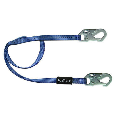 Falltech 8204 4' Restraint Lanyard Single Leg; with 2 Snap Hooks