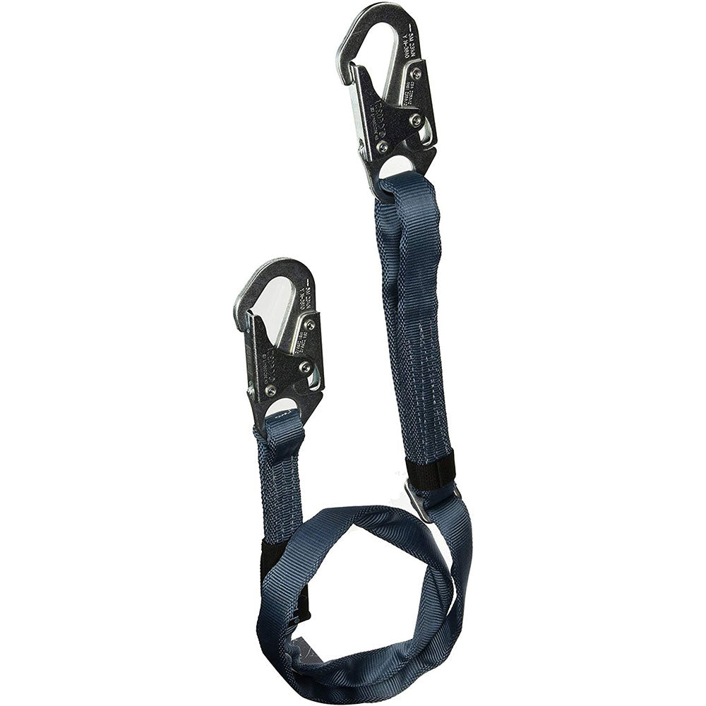 Falltech 8209 4'- 6' Adjustable Single Leg Restraint Lanyard; 2 Snap Hooks - 2