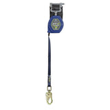 Falltech 84108SP1 8' EdgeCore Class 2 Leading Edge SRL-P Single-Leg Steel Swivel Snap Hook